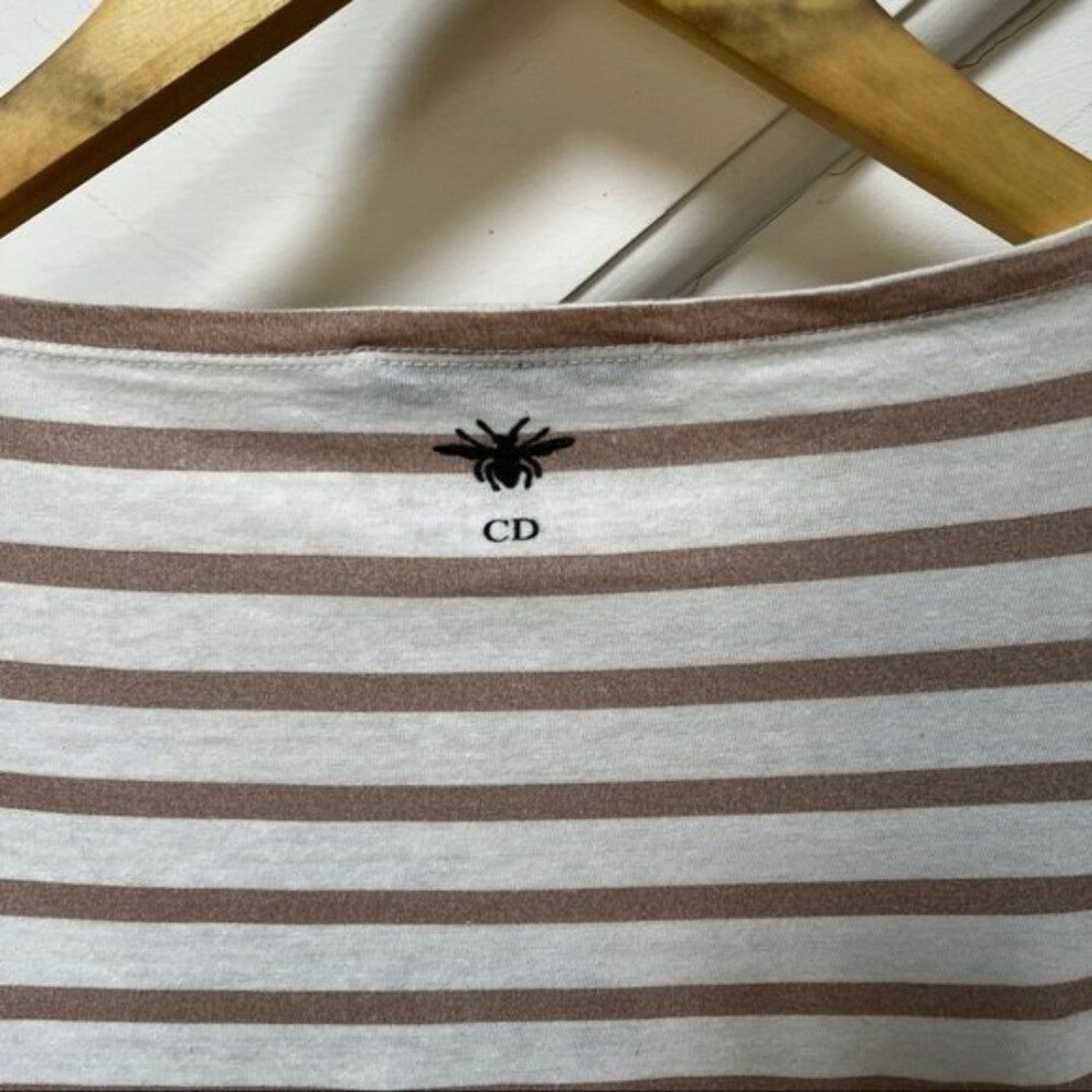 Christian Dior I love Mykonos Striped Long Sleeve Tee XS - Picture 3 of 12